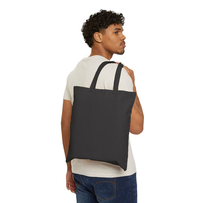 Halloween Jack-O'-Lantern Canvas Tote Bag — Spooky Pumpkin Harvest Market Bag