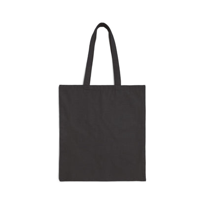 Halloween Bat & Jack-O'-Lantern Canvas Tote Bag