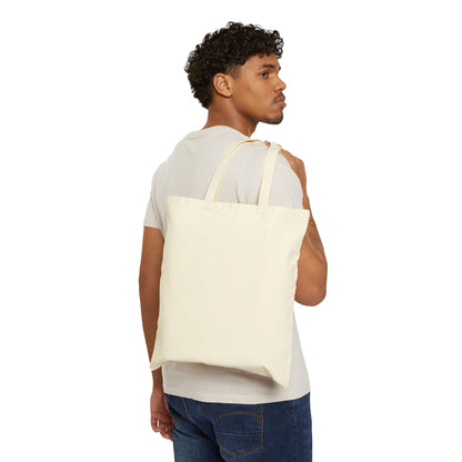 Halloween Bat & Jack-O'-Lantern Canvas Tote Bag